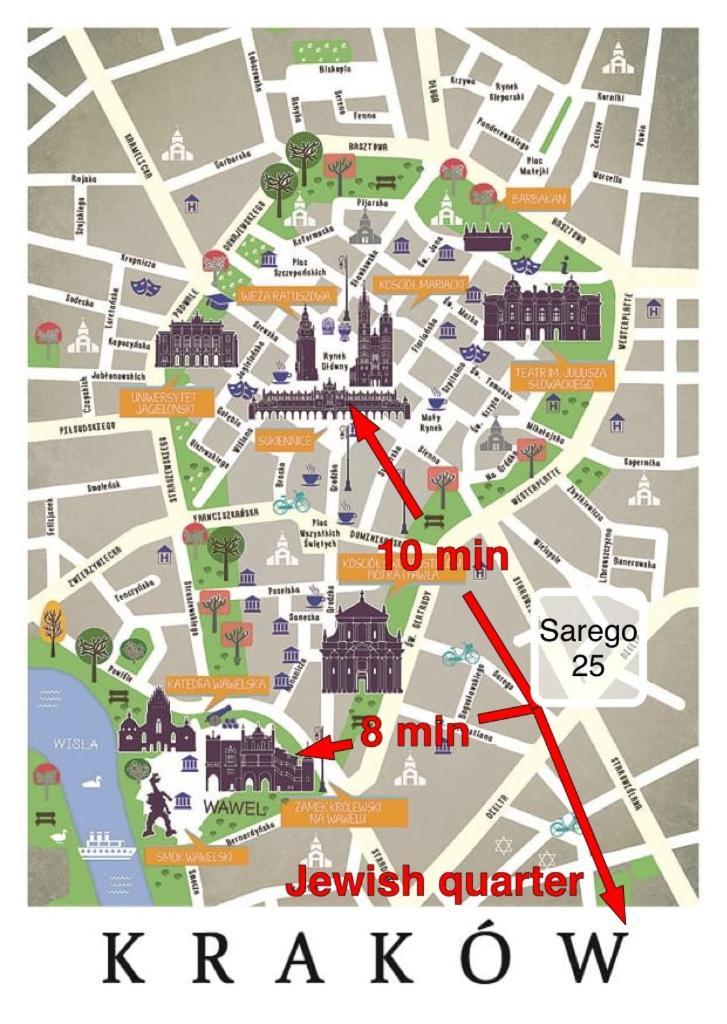 Charm & Comfort Renovated Gem In Old Town Sarego Apt B Krakow Luaran gambar